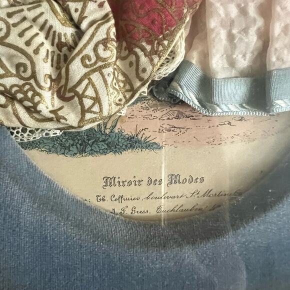 Vintage Mid Century French Miroir des Modes Fashion Plate Display Shadowbox Art - Picture 3 of 8
